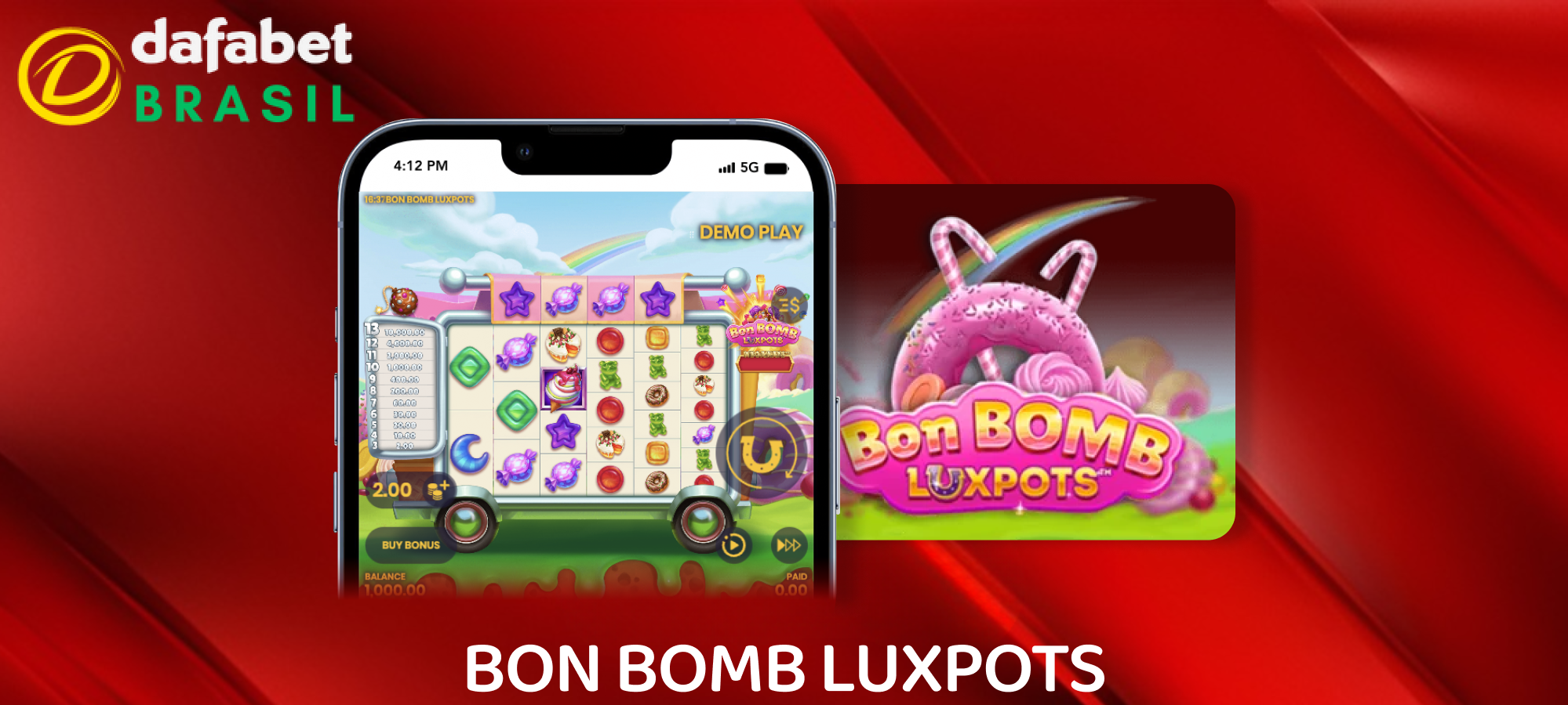 Bon Bomb Luxpots para jogadores Dafabet do Brasil