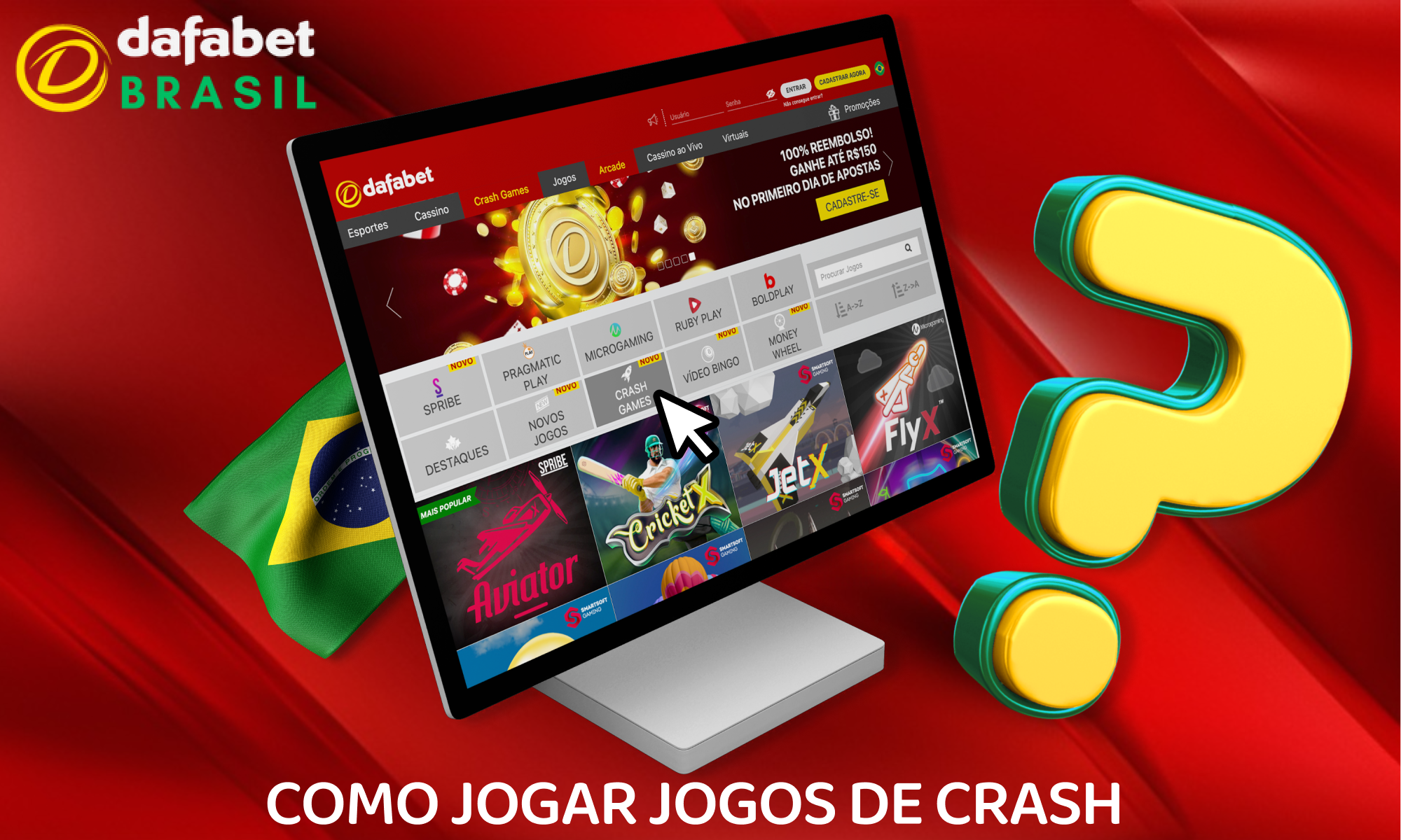 Como jogar jogos Crash no site Dafabet Brasil