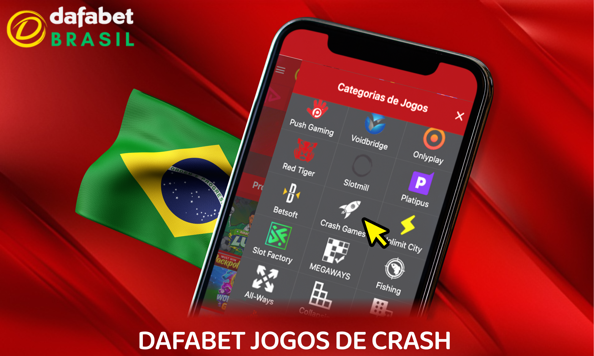 Jogos de Crash para jogadores da Dafabet Brasil