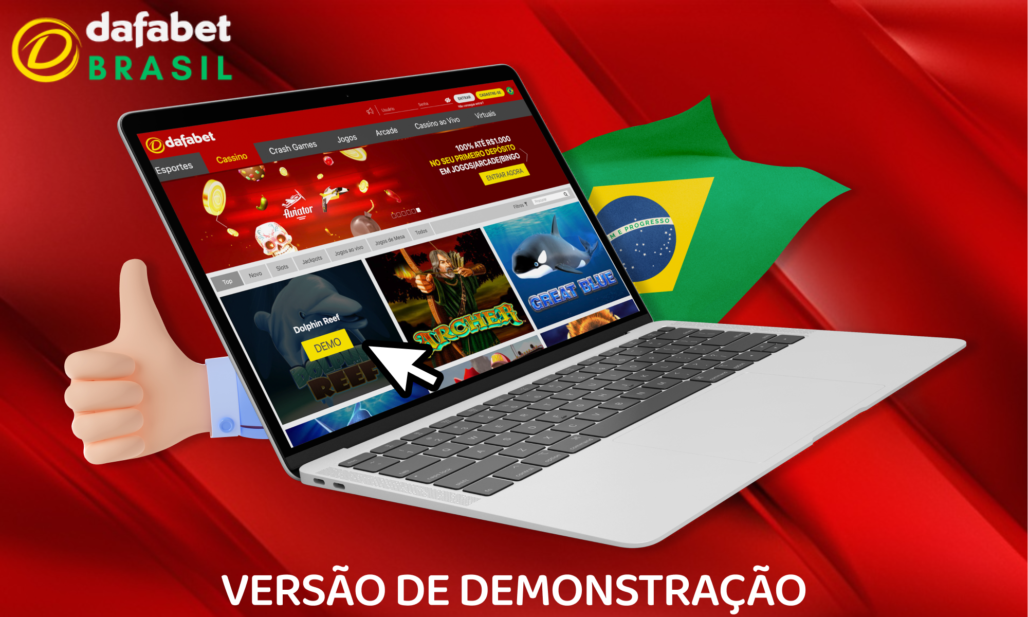 Versão demo de slots para jogadores Dafabet do Brasil