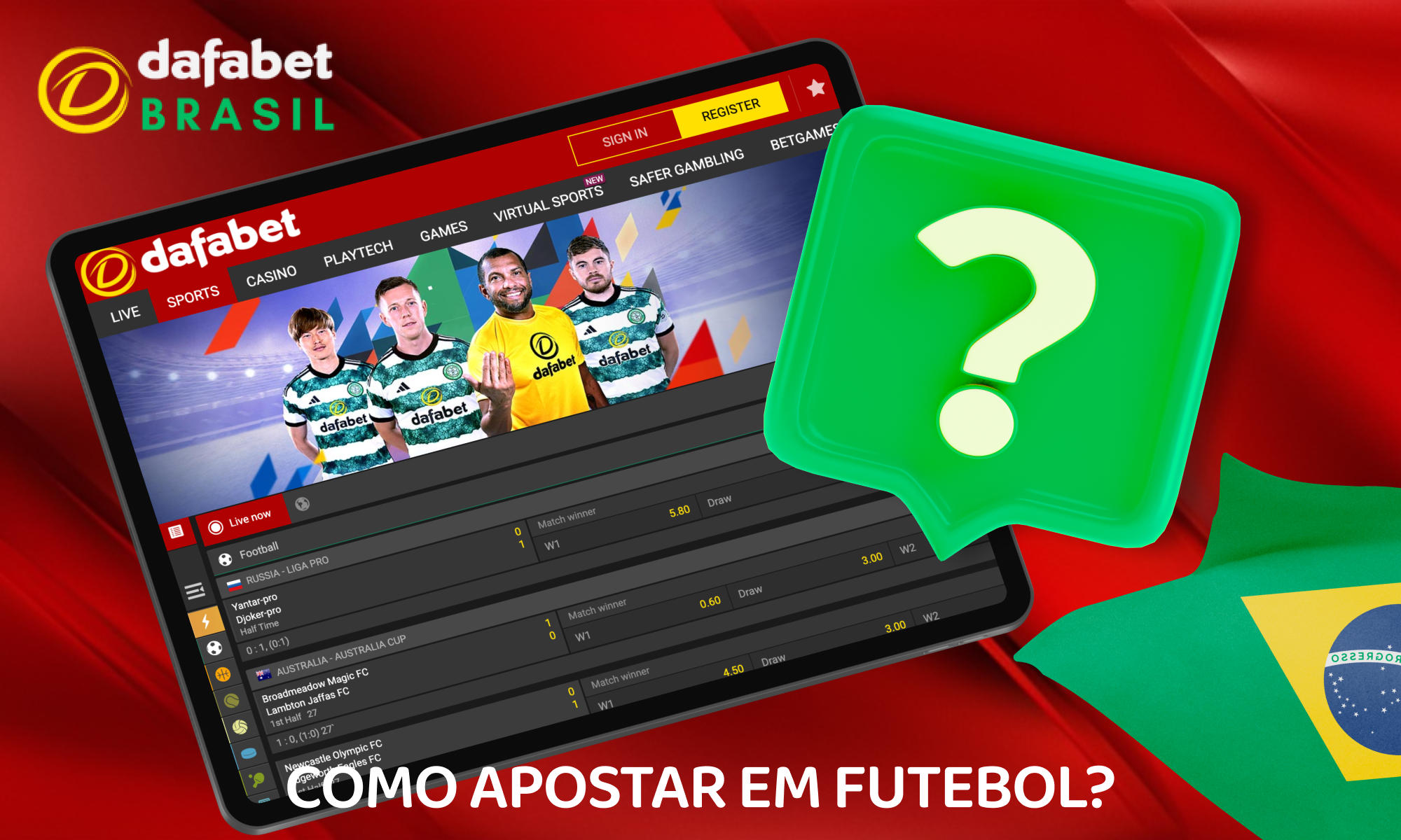 Dafabet – como fazer apostas no futebol no Brasil